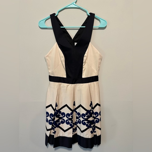 Robert Rodriguez Black and Cream Mini Dress Size 6 - Picture 3 of 13